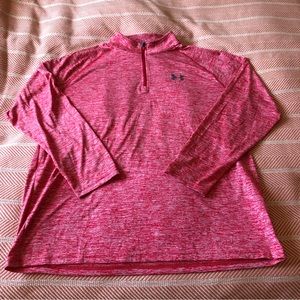 Red under armour long sleeve